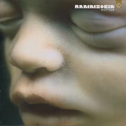 Front cover of Mutter by Rammstein, the German industrial metal band 2001 third studio album