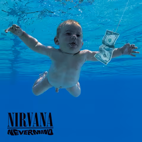 Nevermind album cover by Nirvana