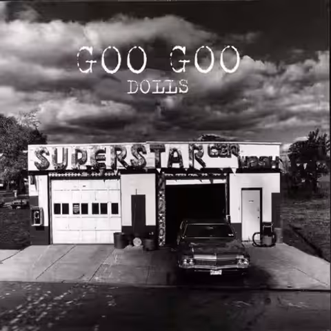 Front cover of Superstar Car Wash by The Goo Goo Dolls, the band's fourth studio album from 1993.