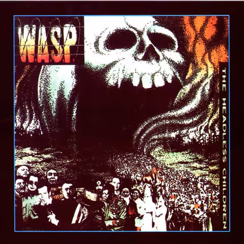 Cover art of The Headless Children by W.A.S.P., the 1989 album with sleeve art designed by John Kosh