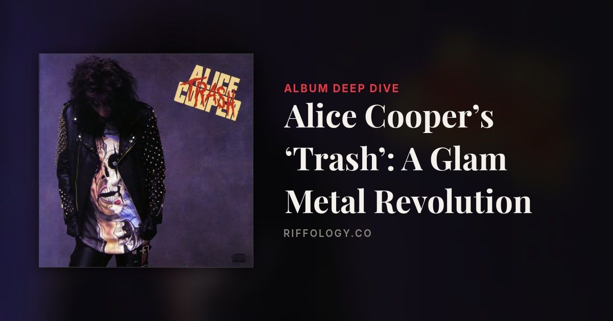Alice Cooper Trash: The 1989 Comeback Album Story