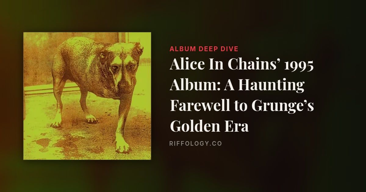 Alice In Chains’ 1995 Album: A Haunting Farewell to…