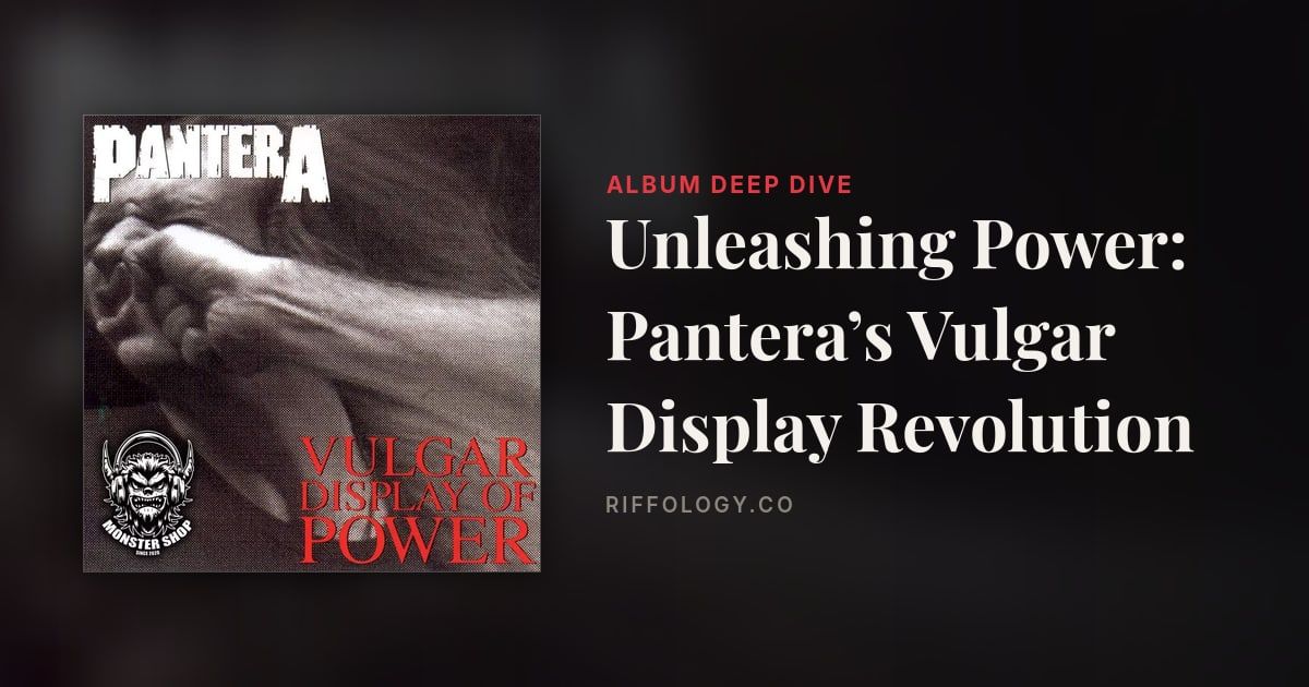 Unleashing Power: Pantera’s Vulgar Display Revolution