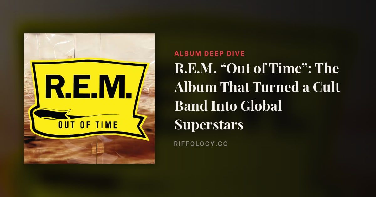 R.E.M. “Out of Time”: The Album That Turned a Cult Band…