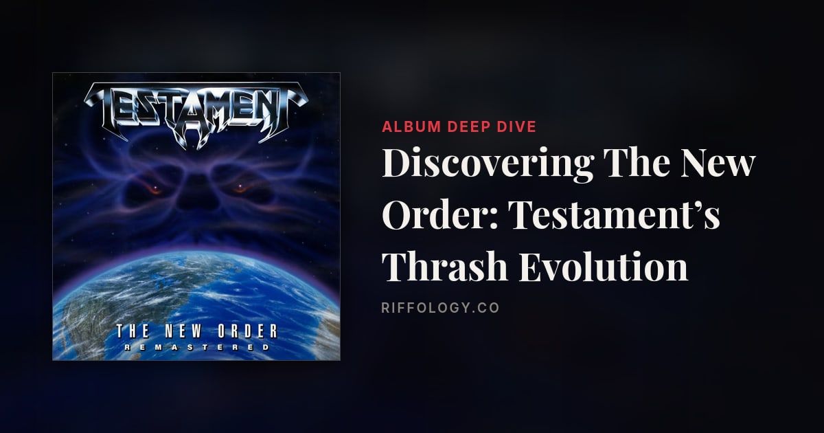 The New Order by Testament: The Complete Story