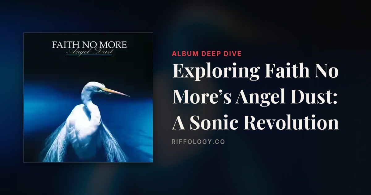 Exploring Faith No More’s Angel Dust: A Sonic Revolution