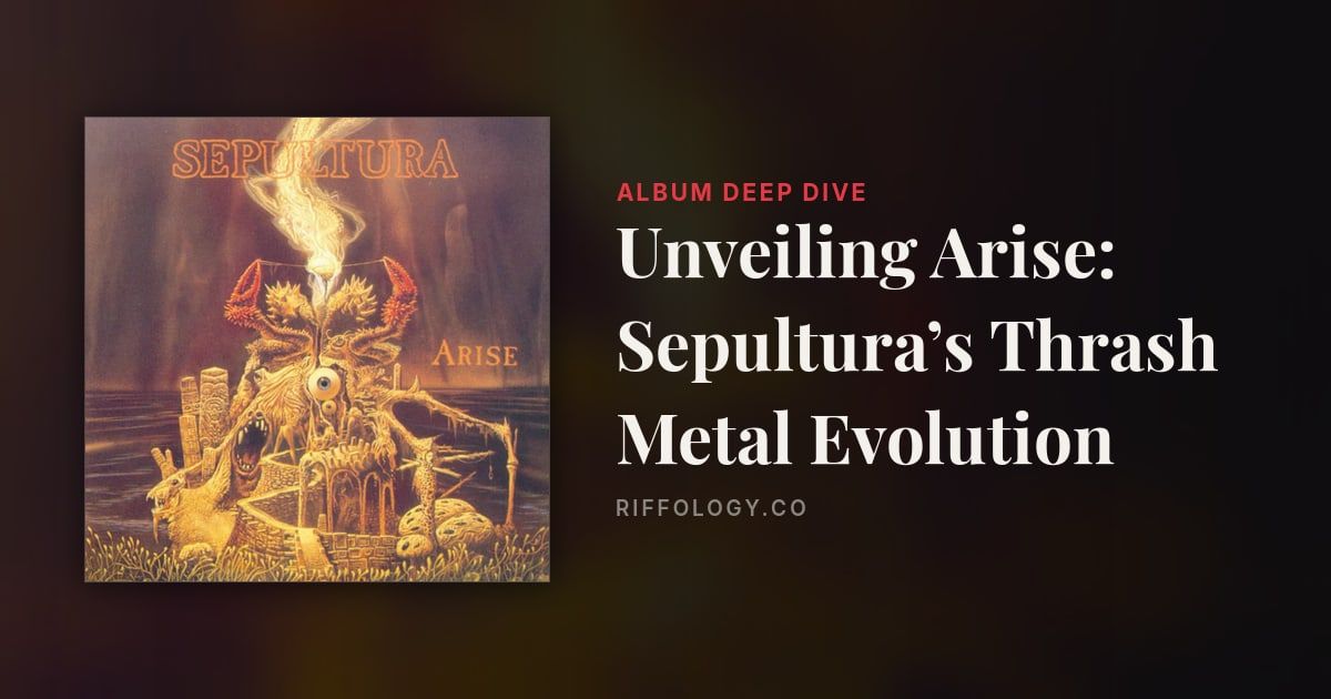 Unveiling Arise: Sepultura’s Thrash Metal Evolution