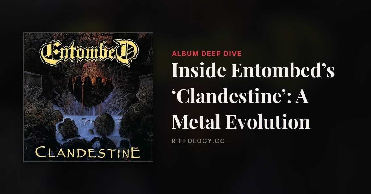 Clandestine by Entombed: The 1991 Swedish Death Metal…