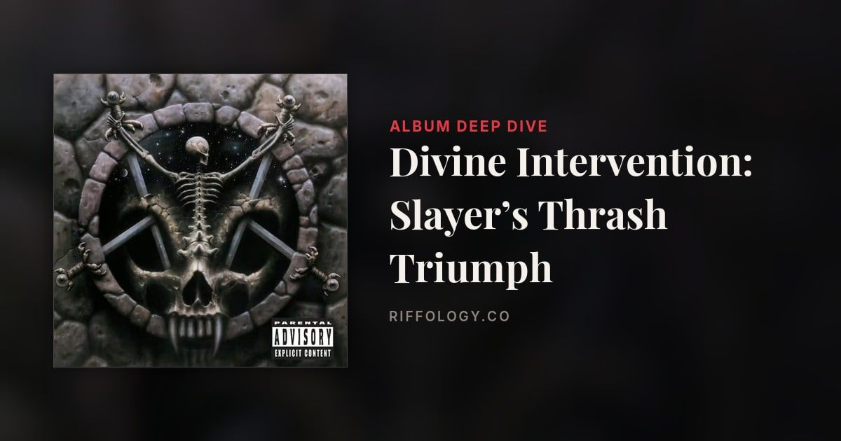The Making of Divine Intervention: Slayer’s Thrash Triumph