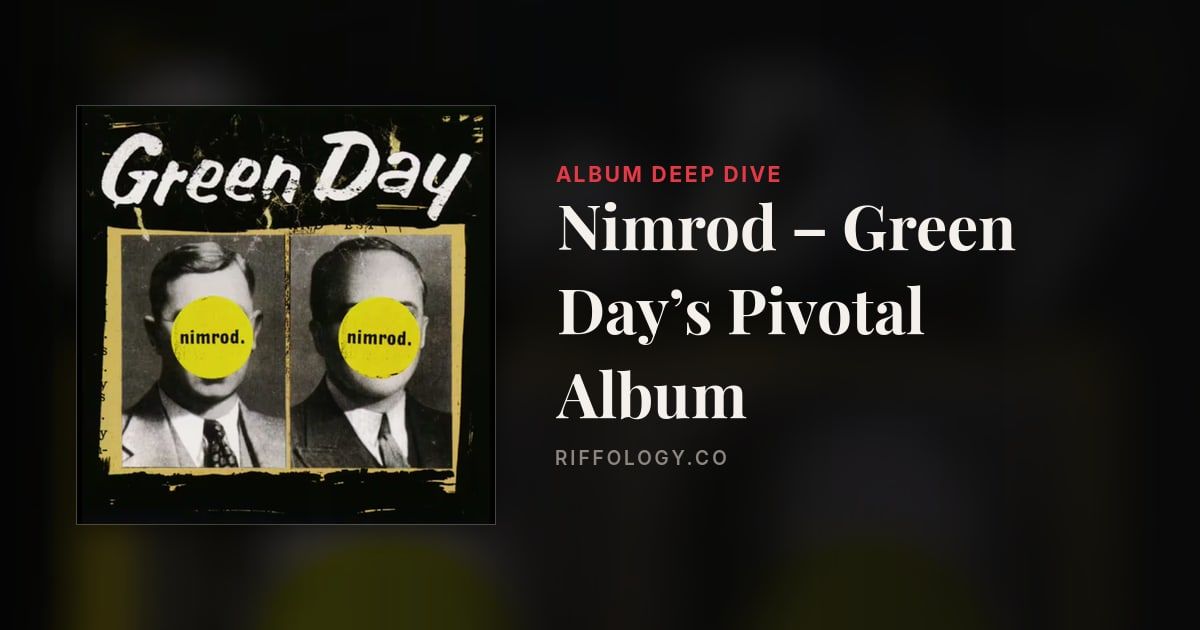 The Making of Nimrod – Green Day’s Pivotal Album