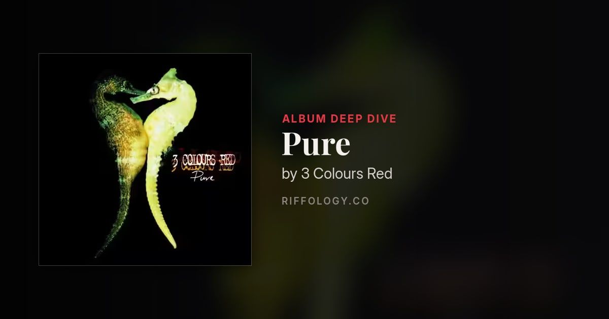 The Making of Pure by 3 Colours Red