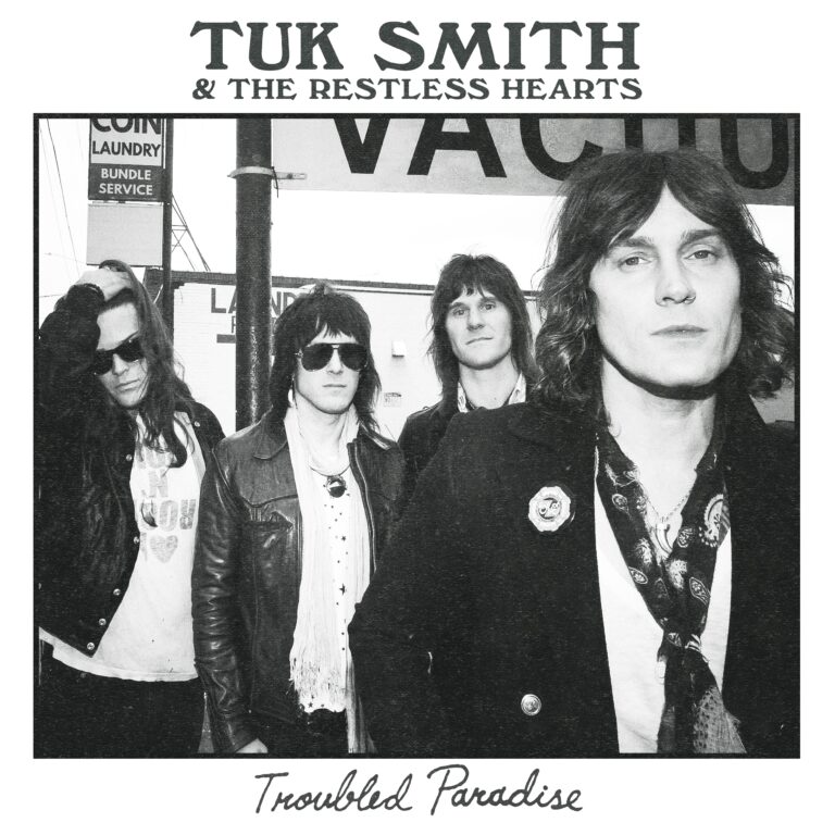 Tuk Smith & The Restless Hearts - Troubled Paradise - Artwork