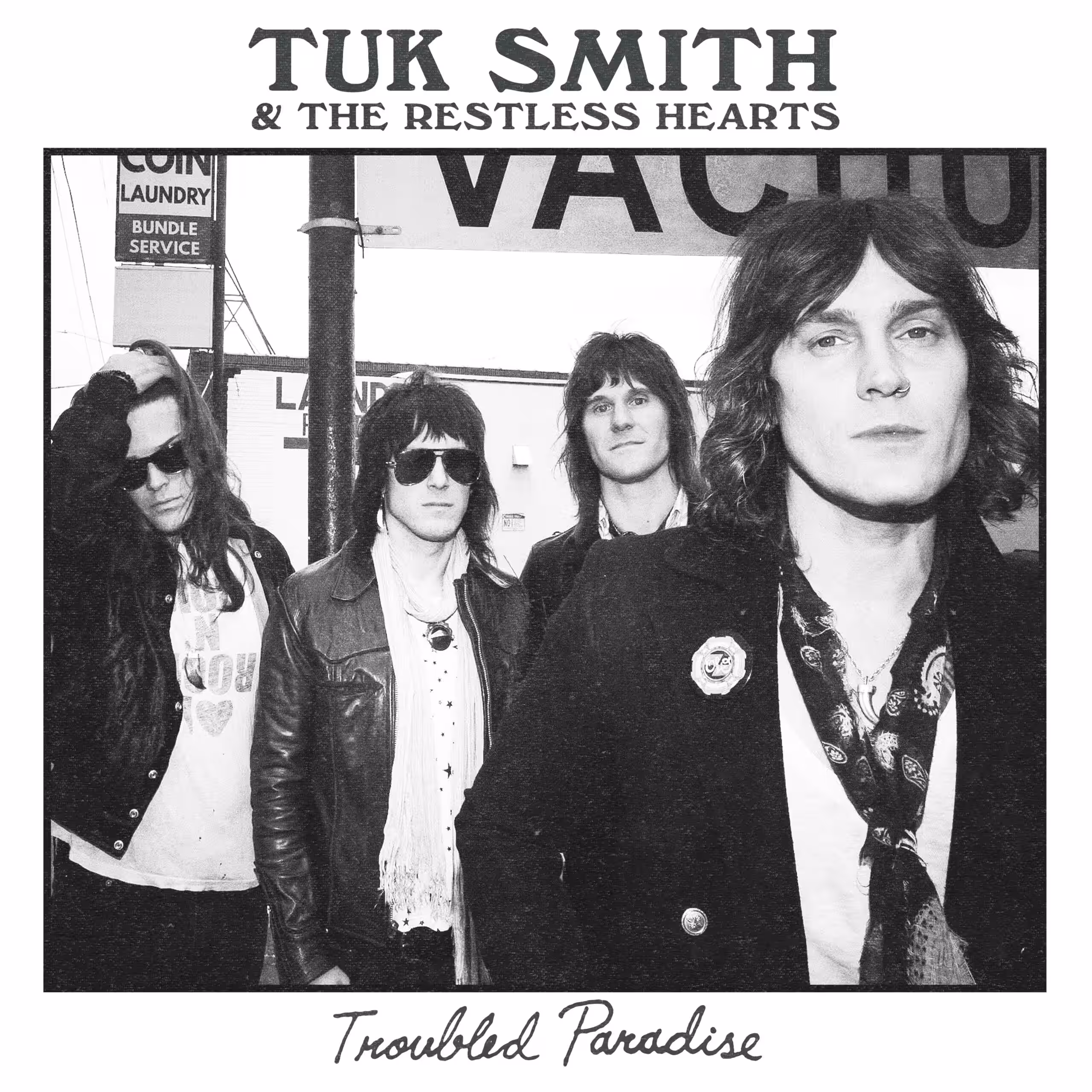 Tuk Smith & The Restless Hearts - Troubled Paradise - Artwork